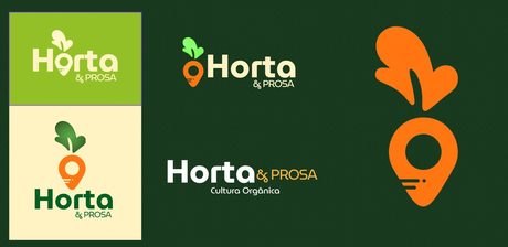 Variações da marca Horta & Prosa